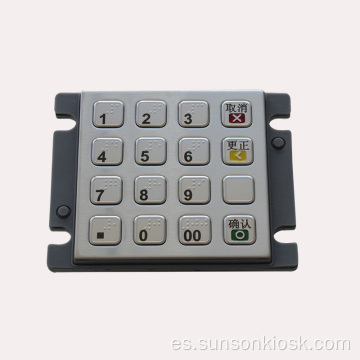 Teclado de PIN cifrado de tamaño completo